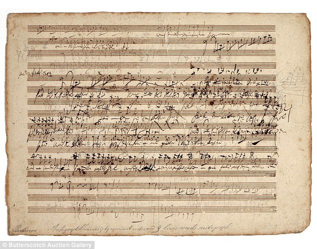 Βρέθηκε κρεμασμένη στον τοίχο ενός χολ πολύτιμη παρτιτούρα του Μπετόβεν -Την αναζητούσαν 205 χρόνια [εικόνες]  | iefimerida.gr 0