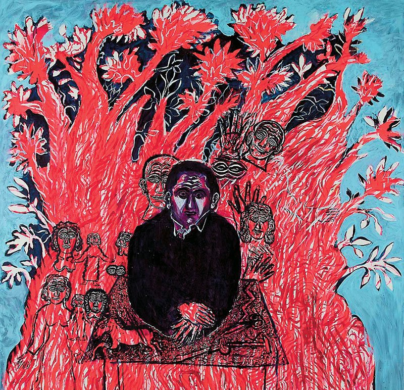 Η γκαλερί Citronne, o συλλέκτης Σωτήρης Φέλιος και ο ζωγράφος Τάσος Μαντζαβίνος μαζί [εικόνες] | iefimerida.gr 3