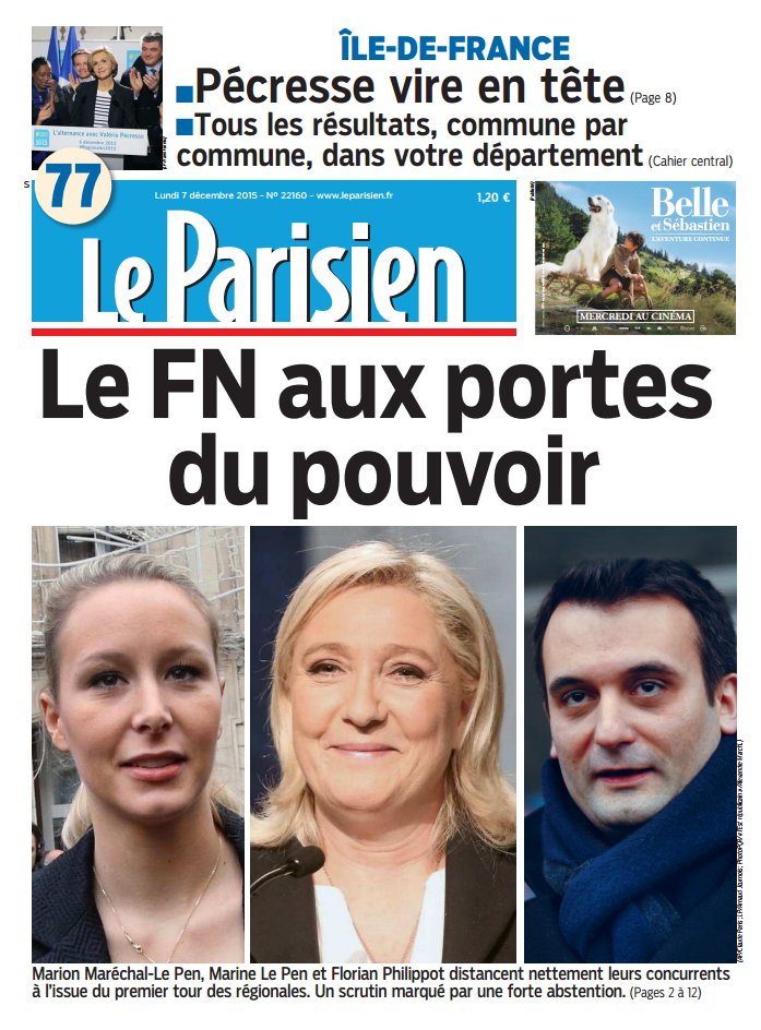 Σοκ στη Γαλλία από τη νίκη της Λεπέν -Τα πρωτοσέλιδα των εφημερίδων | iefimerida.gr 3