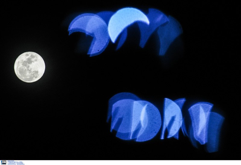 Μάγεψε το «Παγωμένο Φεγγάρι» -Το σπάνιο φαινόμενο στον ελληνικό ουρανό μέσα από 26 φωτογραφίες [εικόνες] | iefimerida.gr 0