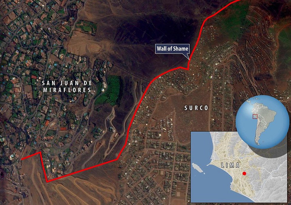 Το «τείχος της ντροπής» στο Περού: Χωρίζει τους πλούσιους και φτωχούς [εικόνες]  | iefimerida.gr 3