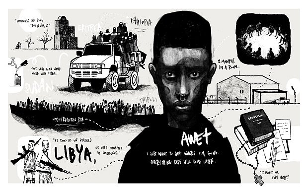 Το επικίνδυνο ταξίδι των προσφυγόπουλων μέσα από σκίτσα που καθηλώνουν [εικόνες] | iefimerida.gr 4