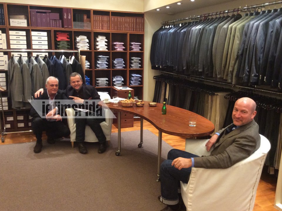 Ο ράφτης του Τζέιμς Μποντ στο Κολωνάκι όλο το Σαββατοκύριακο έραβε sur mesure τους Αθηναίους [εικόνες] | iefimerida.gr 6