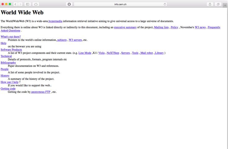 25 χρόνια από την πρώτη ιστοσελίδα στο ίντερνετ - Ποιο ήταν το περιεχόμενό της [εικόνες] | iefimerida.gr 0