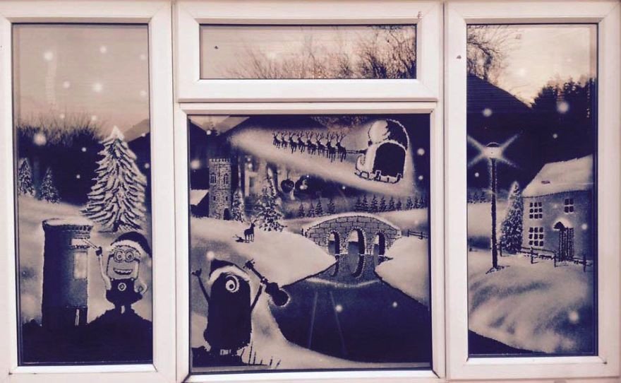 Εργα τέχνης με σπρέι χιονιού -Μια εφήμερη τέχνη [εικόνες]  | iefimerida.gr 5