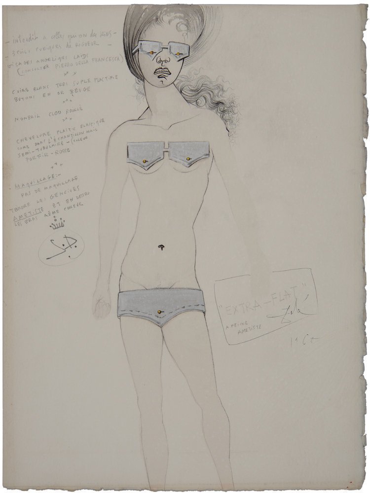 Τα σέξι και άγνωστα σχέδια μόδας του Σαλβαδόρ Νταλί [εικόνες, βίντεο] | iefimerida.gr 1