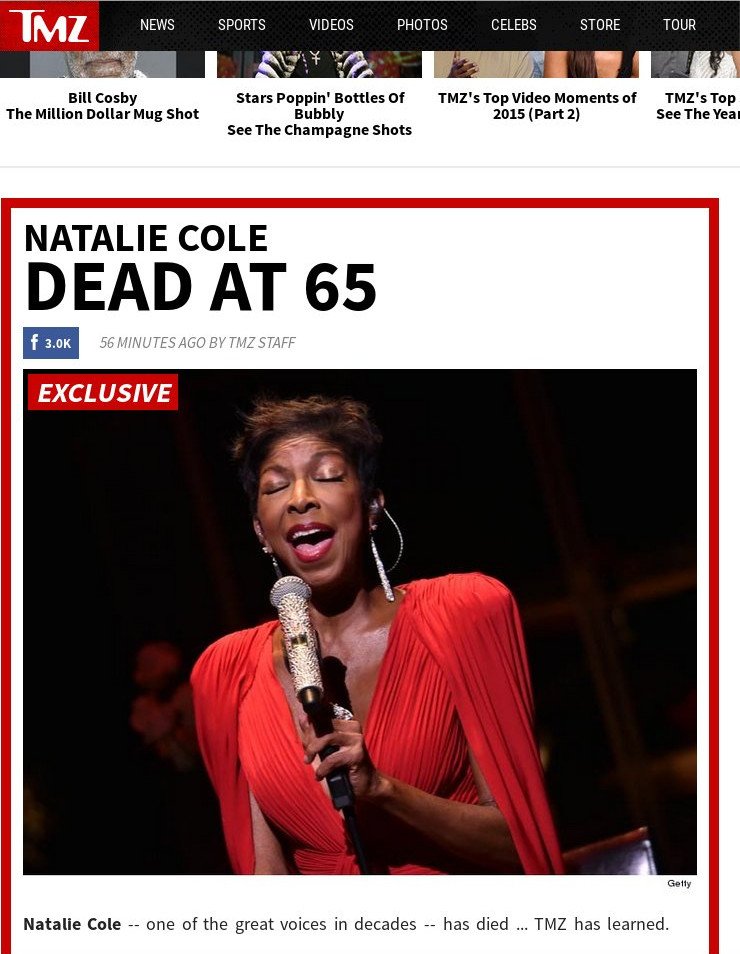 «Έφυγε» στα 65 της χρόνια η Νάταλι Κόουλ [βίντεο] | iefimerida.gr 2