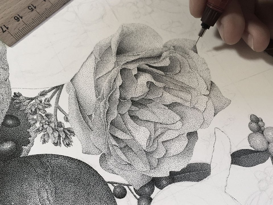 Ζωγραφική με βούλες: Ενα έργο τέχνης με 7 εκατομμύρια τελείες [εικόνες]  | iefimerida.gr 2