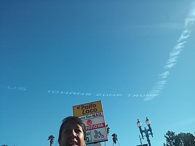 Μήνυμα από τον ουρανό κατά του Τραμπ -Μία διαφορετική, «ιπτάμενη» διαμαρτυρία [εικόνες] | iefimerida.gr 3