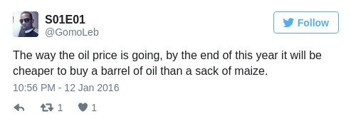 Ολα όσα κοστίζουν λιγότερο από ένα βαρέλι πετρελαίου -Το Τwitter τρολάρει [εικόνες] | iefimerida.gr 2