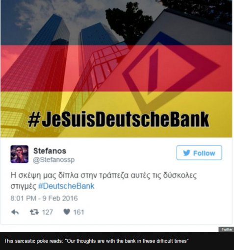 «Οι Ελληνες κράζουν για την πτώση της Deutsche Bank» -Τι σχολίασε το BBC | iefimerida.gr 2