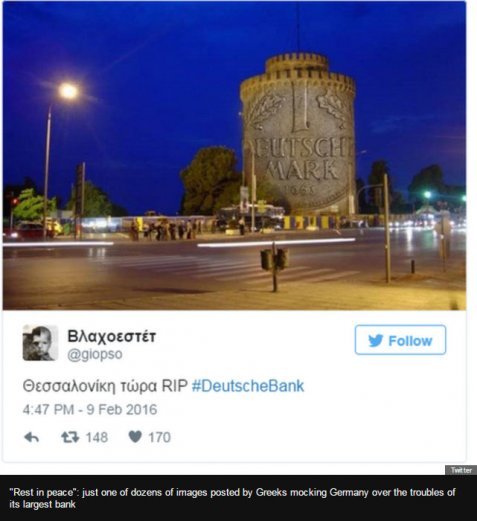 «Οι Ελληνες κράζουν για την πτώση της Deutsche Bank» -Τι σχολίασε το BBC | iefimerida.gr 3