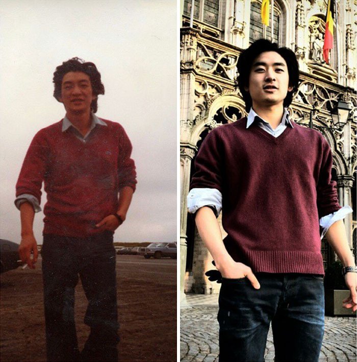 Παιδιά κλώνοι των γονιών τους -Σαν δυο σταγόνες νερό [εικόνες]  | iefimerida.gr 4