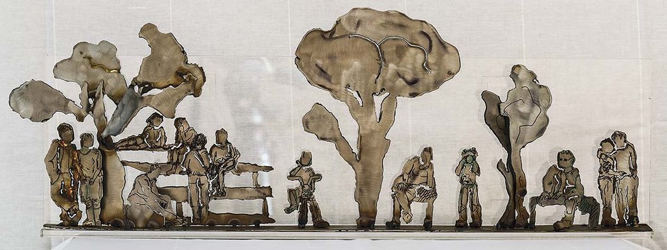 Τα ανάλαφρα γλυπτά της Χριστίνας Δουζένη στον χώρο τέχνης της Μαρίζας Φασιανού [εικόνες] | iefimerida.gr 3