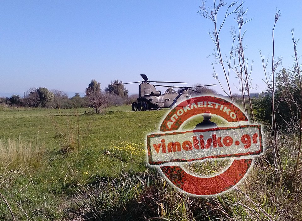 Σε βοσκοτόπια με αγελάδες προσγειώθηκε ο Πάνος Καμμένος -Επιθεώρησε το hotspot μέσα από το ελικόπτερο [εικόνες]  | iefimerida.gr 6