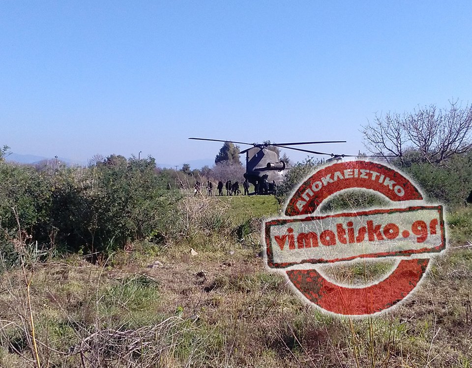 Σε βοσκοτόπια με αγελάδες προσγειώθηκε ο Πάνος Καμμένος -Επιθεώρησε το hotspot μέσα από το ελικόπτερο [εικόνες]  | iefimerida.gr 7