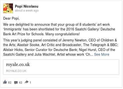 «Μετανάστες», τραγικά έργα τέχνης -Κύπριοι μαθητές τα εκθέτουν στο Λονδίνο [εικόνες] | iefimerida.gr 7