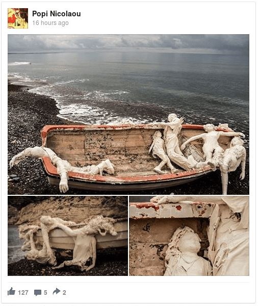 «Μετανάστες», τραγικά έργα τέχνης -Κύπριοι μαθητές τα εκθέτουν στο Λονδίνο [εικόνες] | iefimerida.gr 5