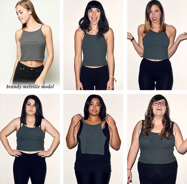 6 γυναίκες από αδύνατες μέχρι αφράτες δοκιμάζουν τo ίδιo one size ρούχο -Δείτε το αποτέλεσμα [εικόνες] | iefimerida.gr 2