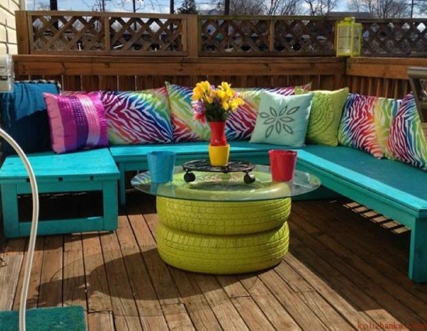 Ελαστικά αυτοκινήτου γίνονται σκαμπό, καθρέφτες, τραπεζάκια [εικόνες] | iefimerida.gr 10