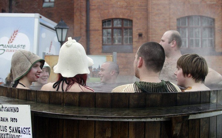 Εσθονία: Μαραθώνιος σάουνας με βουτιές υπό το μηδέν -Συμμετείχε και ελληνική ομάδα [εικόνες]   | iefimerida.gr 0