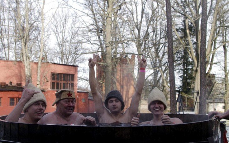 Εσθονία: Μαραθώνιος σάουνας με βουτιές υπό το μηδέν -Συμμετείχε και ελληνική ομάδα [εικόνες]   | iefimerida.gr 1