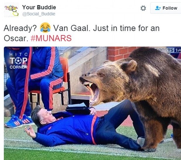 To Τwitter «γλεντάει» τον Φαν Χάαλ -Για τη βουτιά μπροστά στον διαιτητή [εικόνες] | iefimerida.gr 1