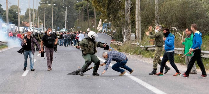 Επεισόδια στο Χαϊδάρι -Δεν άφηναν τους αγρότες να μπουν στην Αθήνα | iefimerida.gr 3