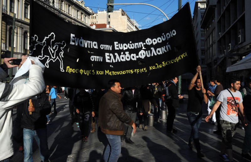 Πορεία προσφύγων και αλληλέγγυων στο κέντρο της Αθήνας [εικόνες] | iefimerida.gr 7