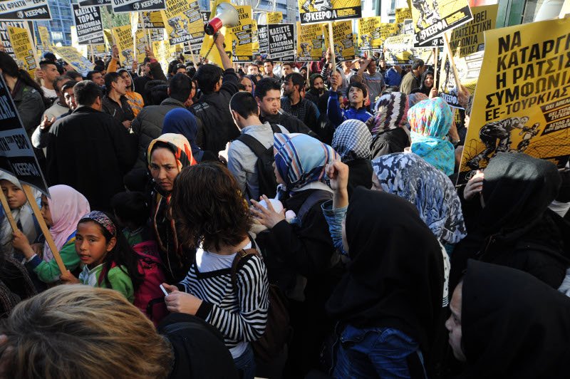 Πορεία προσφύγων και αλληλέγγυων στο κέντρο της Αθήνας [εικόνες] | iefimerida.gr 4