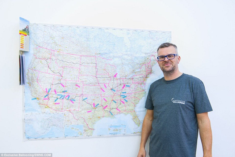 Ταξίδι με αερόστατο σε 48 πολιτείες - Εκανε ρεκόρ μέσα σε 33 ημέρες [εικόνες] | iefimerida.gr 0