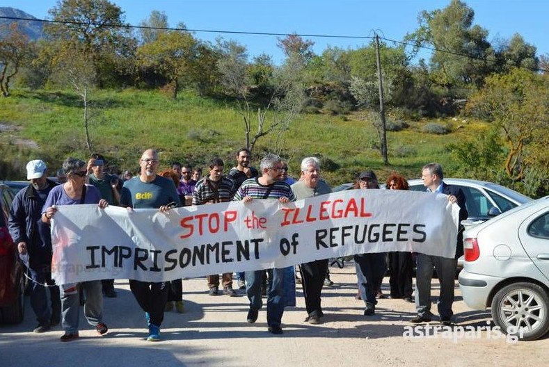 Νέα διαδήλωση-ξέσπασμα των προσφύγων στο hotspot της Χίου [εικόνες&βίντεο] | iefimerida.gr 3