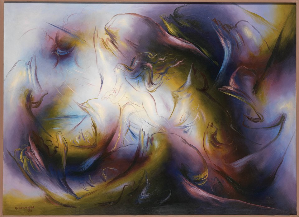 G.Gunaro στο Ιδρυμα Θεοχαράκη – Μέγαλο αφιέρωμα στον συμβολιστή ζωγράφο της γενιάς του '30 [εικόνες] | iefimerida.gr 1