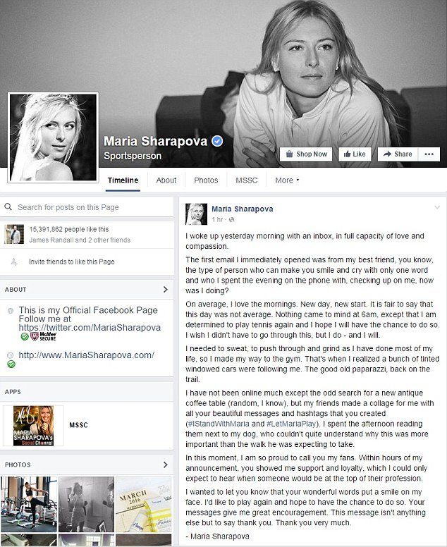 Η Σαράποβα, αφού βρέθηκε ντοπέ, έβαλε μαγιό, κολάν και πήγε παραλία για τένις [εικόνες] | iefimerida.gr 2