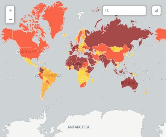 Ποιες χώρες κινδυνεύουν περισσότερο με τρομοκρατική επίθεση -Ποια είναι η εκτίμηση για την Ελλάδα [χάρτης] | iefimerida.gr 0
