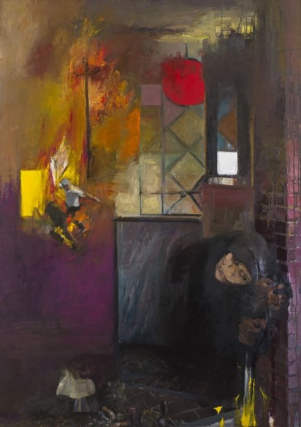 Καθημερινοί άνθρωποι μέσα στο αστικό τοπίο – Ζωντανά λάδια σε μουσαμά της Αμαλίας Ζογλοπίτου [εικόνες] | iefimerida.gr 0