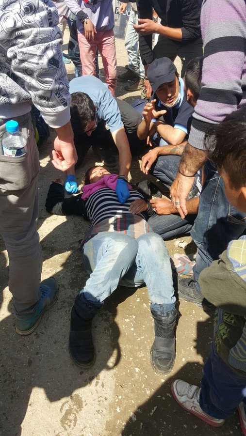 Ειδομένη: Σκοπιανοί αστυνομικοί πέρασαν το φράχτη και έριξαν σφαίρες καουτσούκ κατά των προσφύγων | iefimerida.gr 2