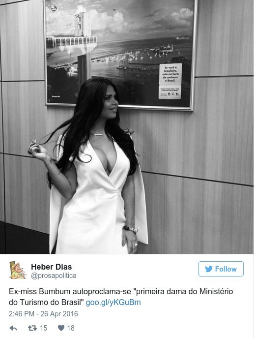 Η σύζυγος του υπουργού της Βραζιλίας αναστατώνει -Πρώην Miss BumBum [εικόνες] | iefimerida.gr 3