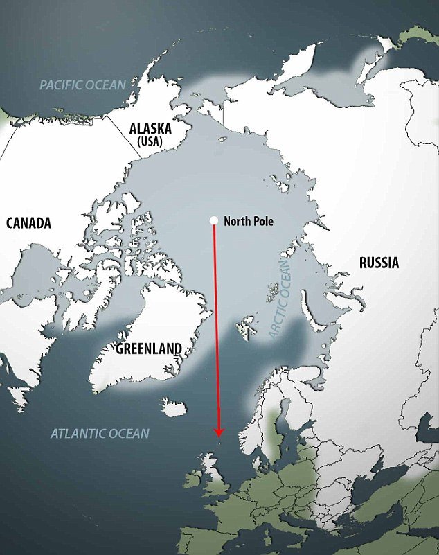 Ο Βόρειος Πόλος μετακινείται προς τα νότια με κατεύθυνση το Λονδίνο [εικόνα] | iefimerida.gr 0
