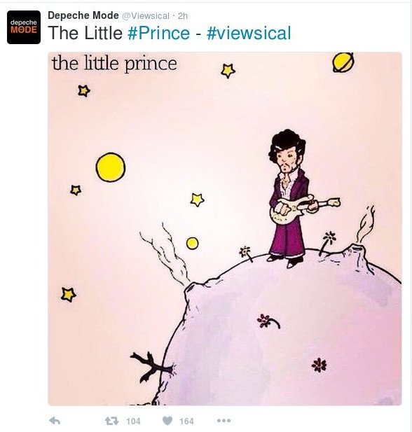 Ο συγκλονιστικός αποχαιρετισμός των Depeche Mode στον Prince: Ο μικρός πρίγκιπας [εικόνα] | iefimerida.gr 1