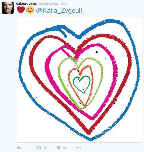 Τι έγραψε ο Σάκης Ρουβάς στην Κάτια Ζυγούλη, λίγο μετά τη γέννηση του γιου του [εικόνα] | iefimerida.gr 0