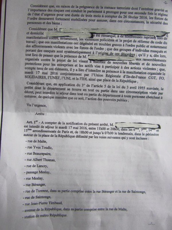 Σοκ: Απαγόρευση κυκλοφορίας σε πολίτες στη Γαλλία [έγγραφα] | iefimerida.gr 1