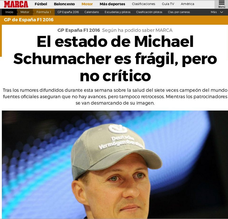 Marca: Ολη η αλήθεια για τον Μίκαελ Σουμάχερ – Ποια είναι η κατάσταση του | iefimerida.gr 0