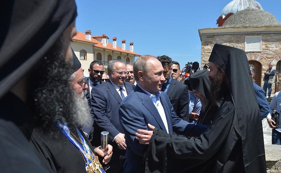 Οι συγκλονιστικές φωτογραφίες που ανέβασε το Κρεμλίνο από την επίσκεψη Πούτιν στο Αγιο Ορος [εικόνες] | iefimerida.gr 17