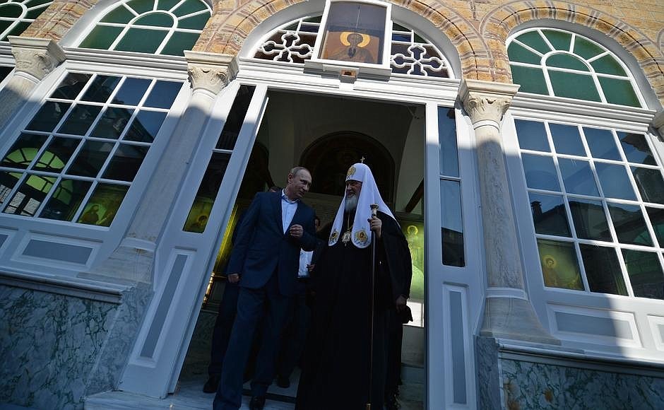 Οι συγκλονιστικές φωτογραφίες που ανέβασε το Κρεμλίνο από την επίσκεψη Πούτιν στο Αγιο Ορος [εικόνες] | iefimerida.gr 12