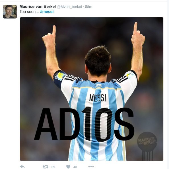 To twitter «πενθεί» για το τέλος του Μέσι από την εθνική Αργεντινής [εικόνες] | iefimerida.gr 4