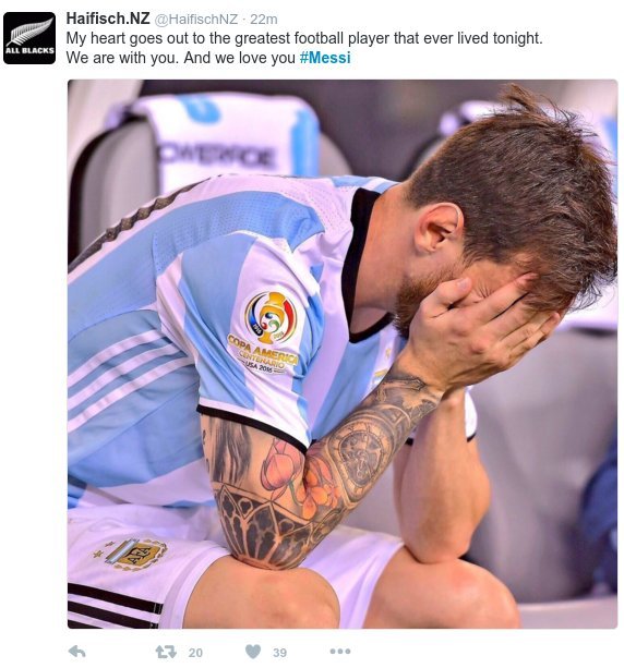 To twitter «πενθεί» για το τέλος του Μέσι από την εθνική Αργεντινής [εικόνες] | iefimerida.gr 8