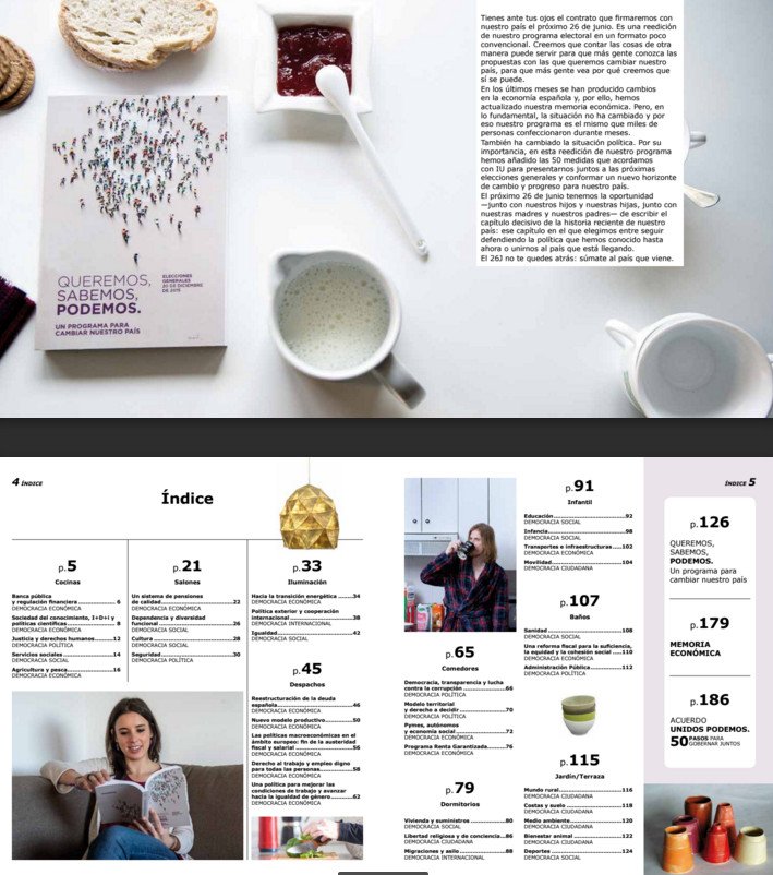 Το προεκλογικό πρόγραμμα του Podemos μοιάζει με κατάλογο του ΙΚΕΑ! [εικόνες] | iefimerida.gr 1