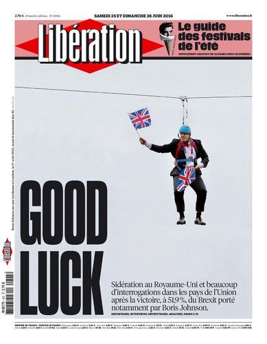 Τα πρωτοσέλιδα του Brexit: Καλή τύχη Βρετανία [εικόνες] | iefimerida.gr 0