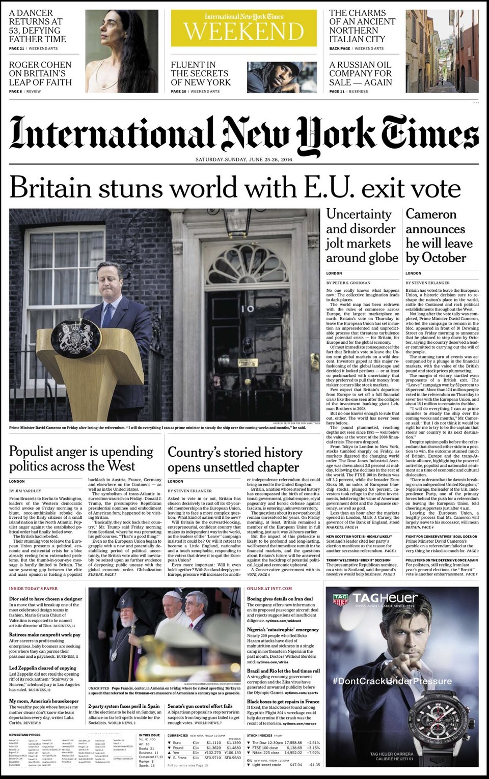 Τα πρωτοσέλιδα του Brexit: Καλή τύχη Βρετανία [εικόνες] | iefimerida.gr 13